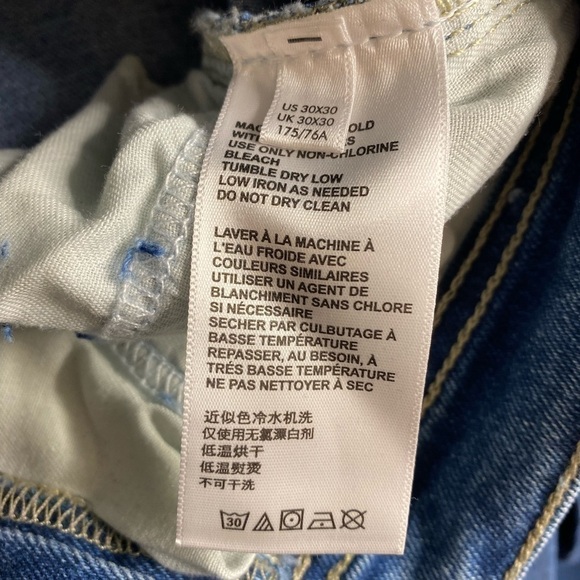 NWT BDG DISTRESSED SKINNY STRETCH JEANS MEN’S SIZE 30x30 - Picture 5 of 7